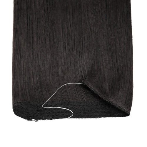 Natural Black (1B) Halo Hair Extensions (100g-120g)